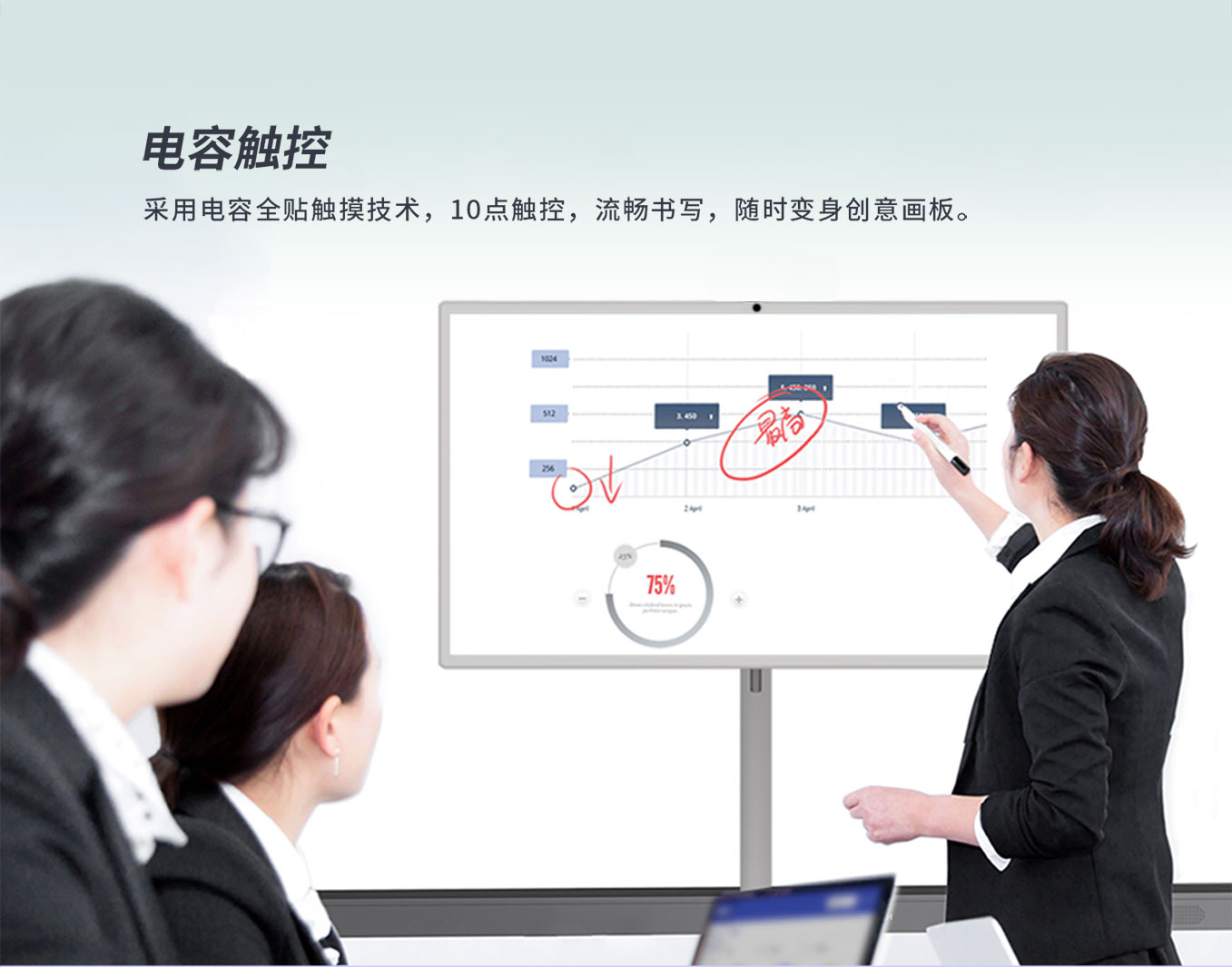 恒行娱乐科技25寸智由屏闺蜜机采用电容多点触控技术