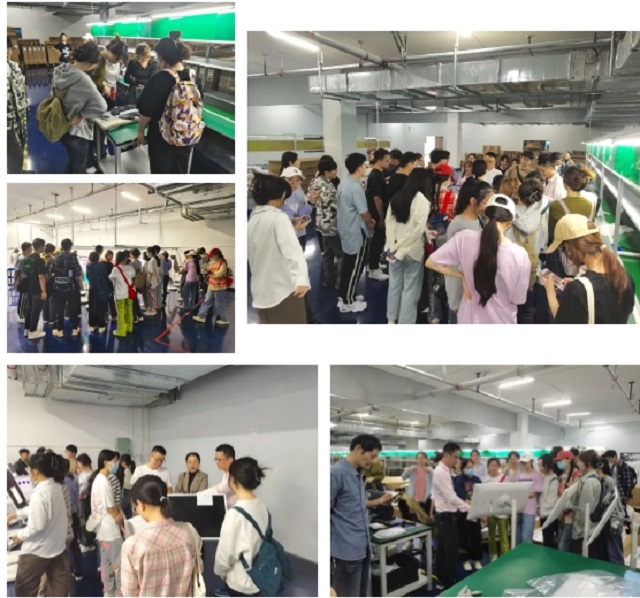 安理大人工智能学院师生参观恒行娱乐科技车间